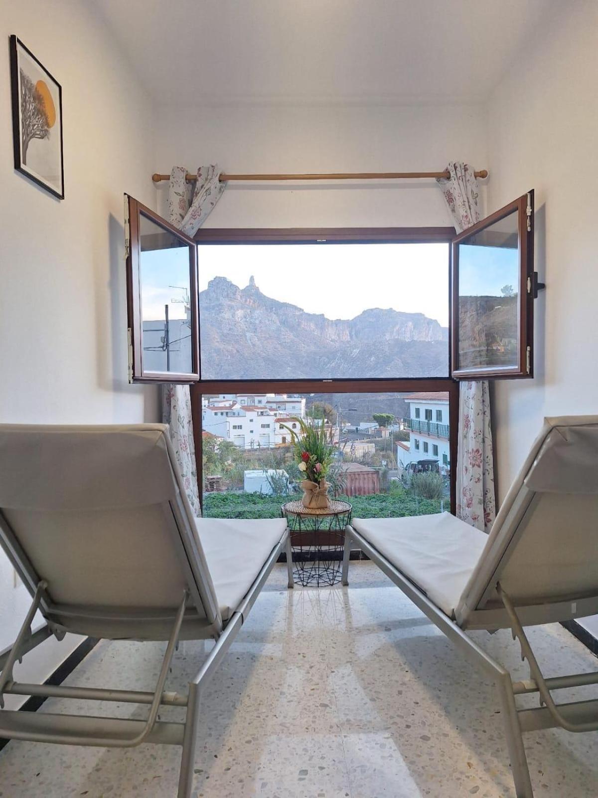 Villa Casa Maruca with Roque Nublo view Tejeda  Exterior foto